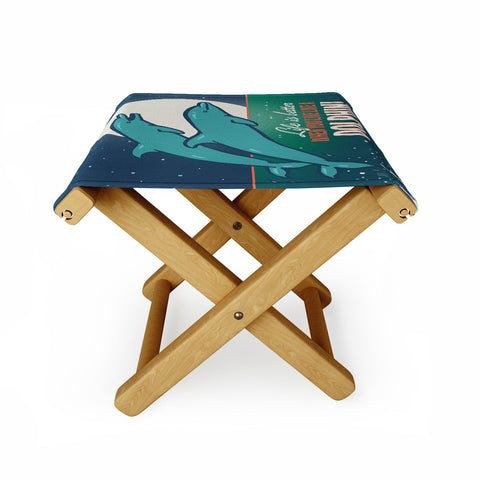 Anderson Design Group Live Like A Dolphin Folding Stool