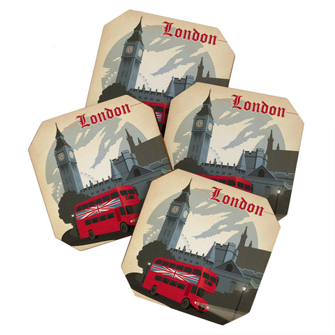 Anderson Design Group London Coaster Set