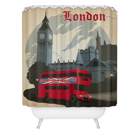 Anderson Design Group London Shower Curtain
