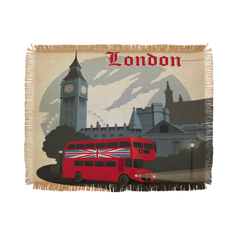 Anderson Design Group London Throw Blanket
