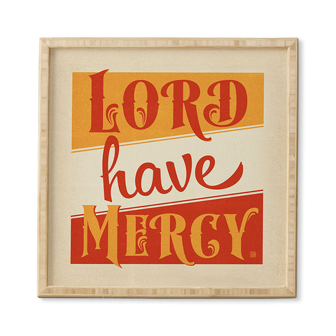 Anderson Design Group Lord Have Mercy Framed Wall Art