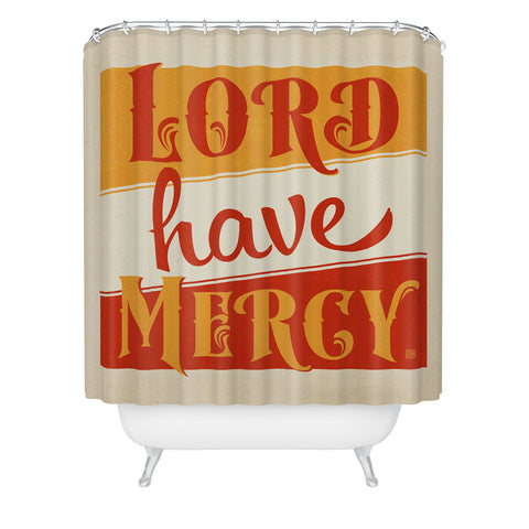 Anderson Design Group Lord Have Mercy Shower Curtain