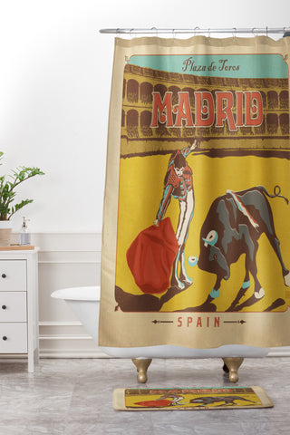 Anderson Design Group Madrid Shower Curtain And Mat