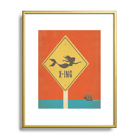Anderson Design Group Mermaid X Ing Metal Framed Art Print