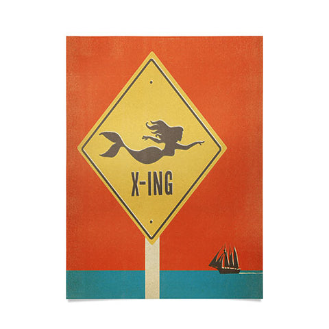 Anderson Design Group Mermaid X Ing Poster