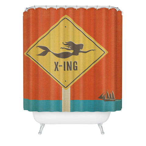 Anderson Design Group Mermaid X Ing Shower Curtain