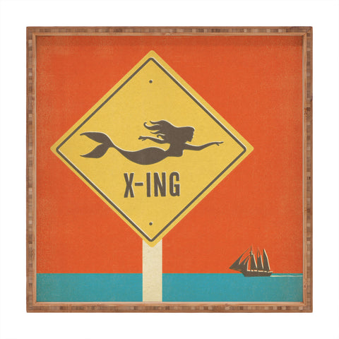 Anderson Design Group Mermaid X Ing Square Tray