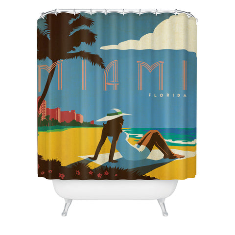 Anderson Design Group Miami Shower Curtain