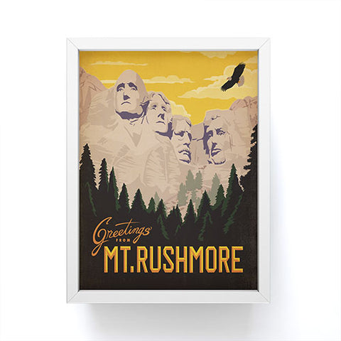 Anderson Design Group Mt Rushmore Framed Mini Art Print