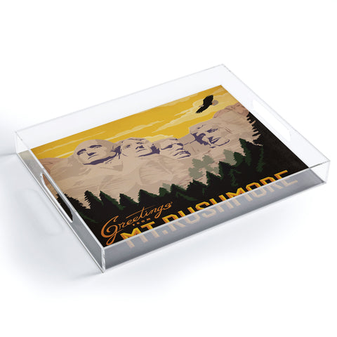 Anderson Design Group Mt Rushmore Acrylic Tray
