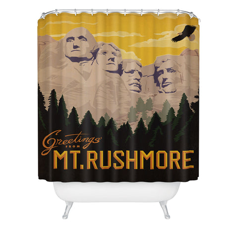 Anderson Design Group Mt Rushmore Shower Curtain
