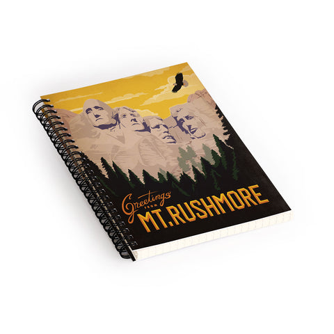 Anderson Design Group Mt Rushmore Spiral Notebook