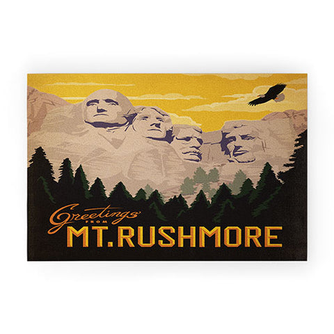 Anderson Design Group Mt Rushmore Welcome Mat