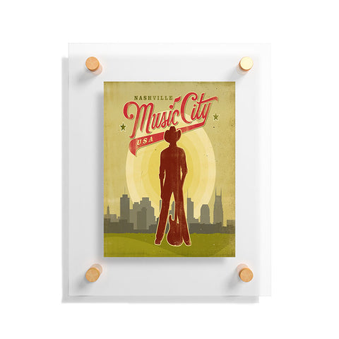 Anderson Design Group Music City Floating Acrylic Print