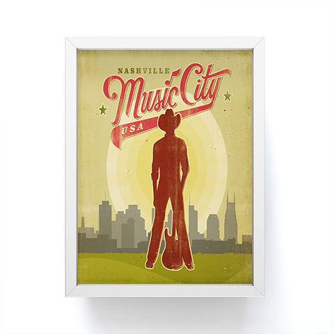 Anderson Design Group Music City Framed Mini Art Print