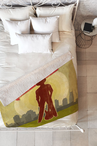 Anderson Design Group Music City Fleece Throw Blanket