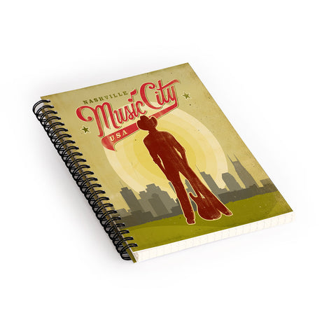 Anderson Design Group Music City Spiral Notebook