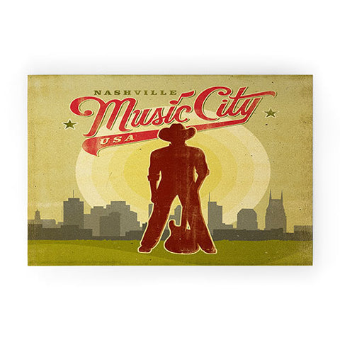 Anderson Design Group Music City Welcome Mat