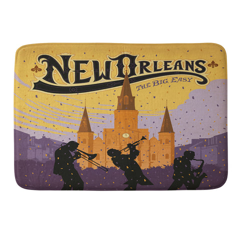 Anderson Design Group New Orleans 1 Memory Foam Bath Mat