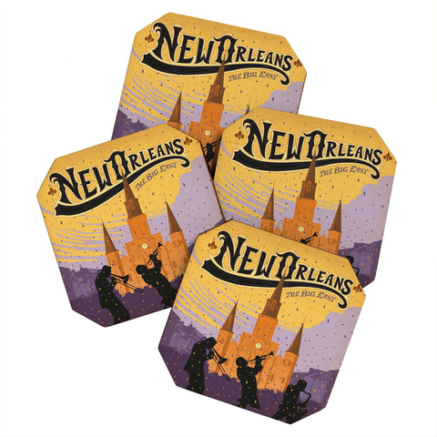 Anderson Design Group New Orleans 1 Coaster Set