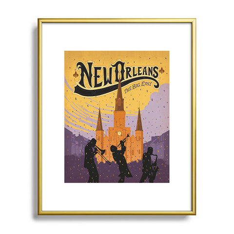 Anderson Design Group New Orleans 1 Metal Framed Art Print