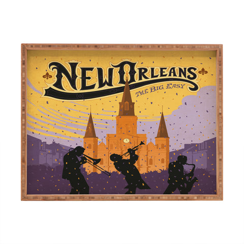 Anderson Design Group New Orleans 1 Rectangular Tray