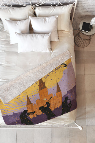 Anderson Design Group New Orleans 1 Fleece Throw Blanket