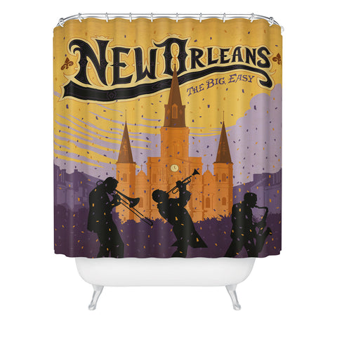 Anderson Design Group New Orleans 1 Shower Curtain