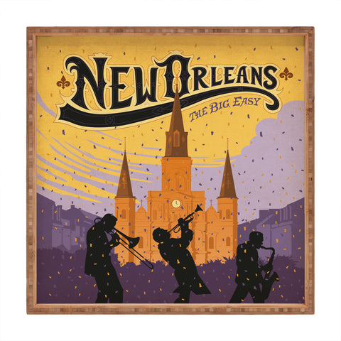 Anderson Design Group New Orleans 1 Square Tray
