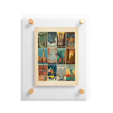 Anderson Design Group New York City Multi Image Print Floating Acrylic Print