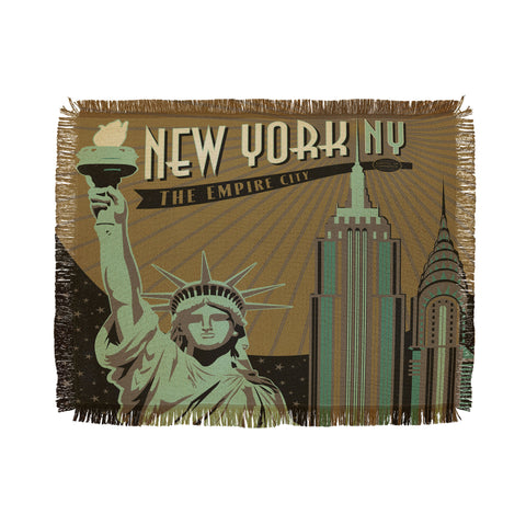 Anderson Design Group New York Throw Blanket