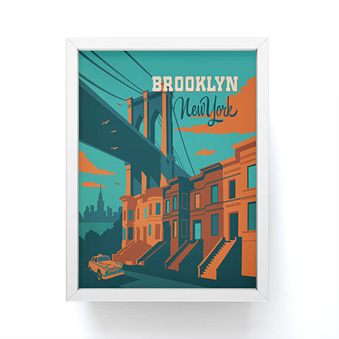 Anderson Design Group NYC Brooklyn Framed Mini Art Print
