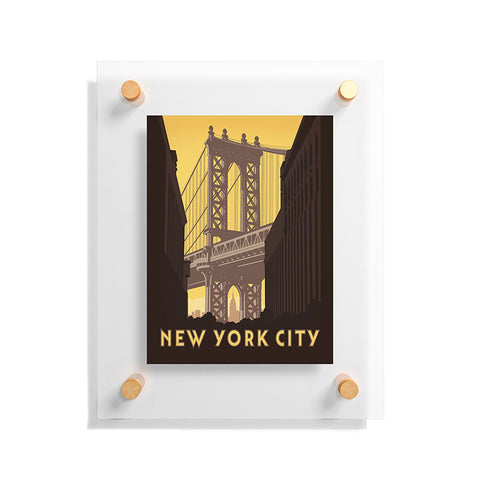 Anderson Design Group NYC Manhattan Bridge Floating Acrylic Print
