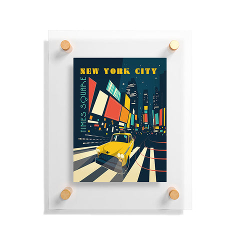 Anderson Design Group NYC Times Square Floating Acrylic Print