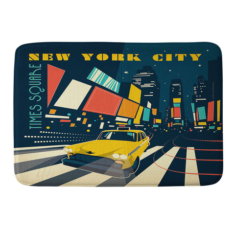 Anderson Design Group NYC Times Square Memory Foam Bath Mat