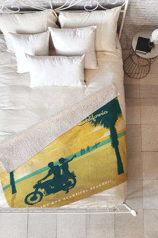 Anderson Design Group Orange County Fleece Throw Blanket