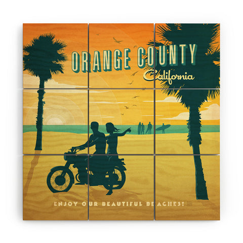 Anderson Design Group Orange County Wood Wall Mural