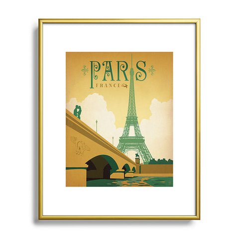 Anderson Design Group Paris Metal Framed Art Print