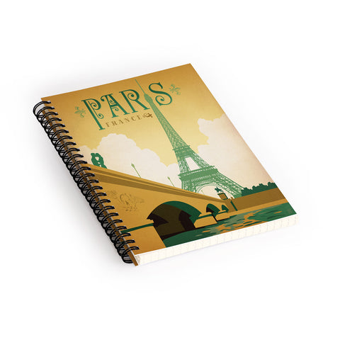 Anderson Design Group Paris Spiral Notebook