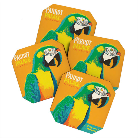 Anderson Design Group Parrot Palace Coaster Set