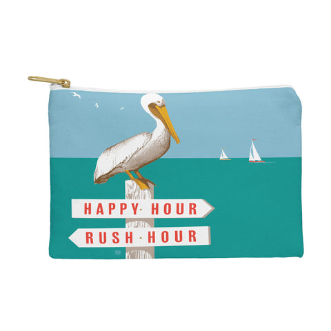 Anderson Design Group Pelican On Rush Hour Happy Hour Sign Pouch