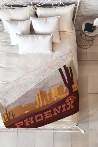 Anderson Design Group Phoenix Fleece Throw Blanket