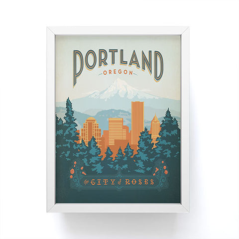 Anderson Design Group Portland Framed Mini Art Print