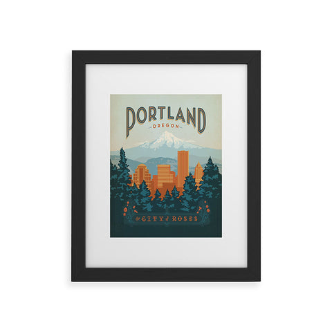 Anderson Design Group Portland Framed Art Print
