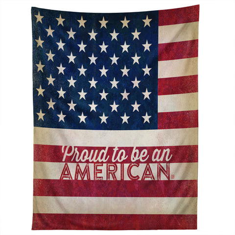 Anderson Design Group Proud To Be An American Flag Tapestry