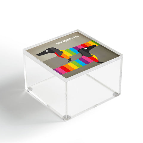 Anderson Design Group Rainbow Dogs Acrylic Box