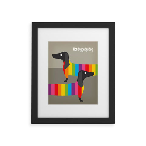 Anderson Design Group Rainbow Dogs Framed Art Print