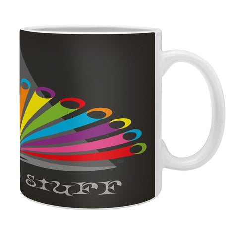 Anderson Design Group Rainbow Peacock Coffee Mug