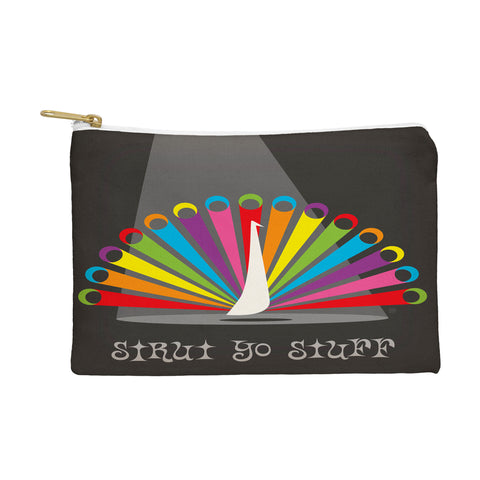 Anderson Design Group Rainbow Peacock Pouch