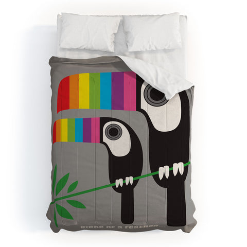 Anderson Design Group Rainbow Toucans Comforter